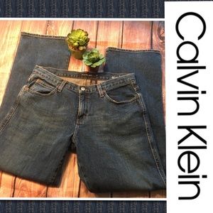 CALVIN KLEIN Straight Blue Jeans Denim Size 10